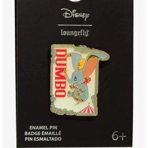 Loungefly Disney Dumbo Pin Dumbo Title Elephant Ears Enamel Pin Authentic New